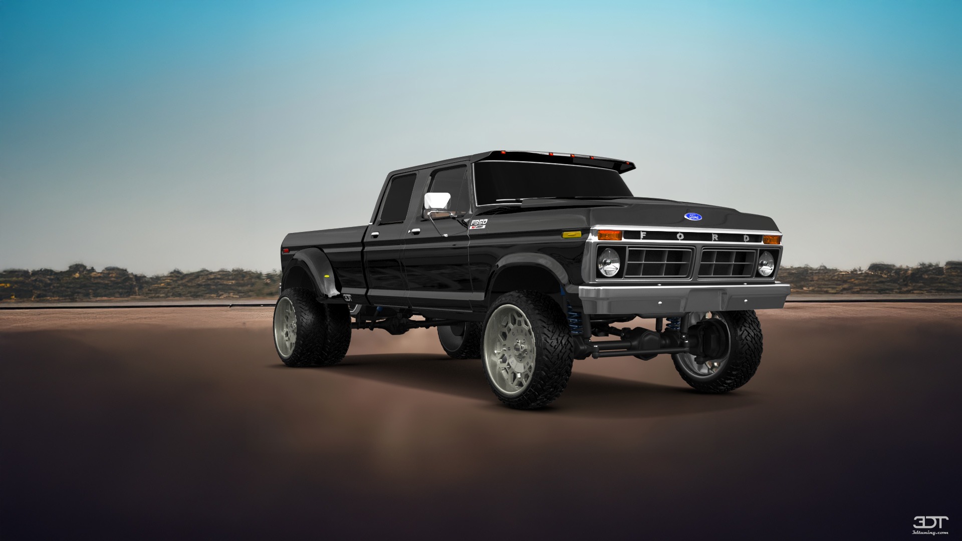 Ford F-350 Dually 4 Door pickup truck 1973