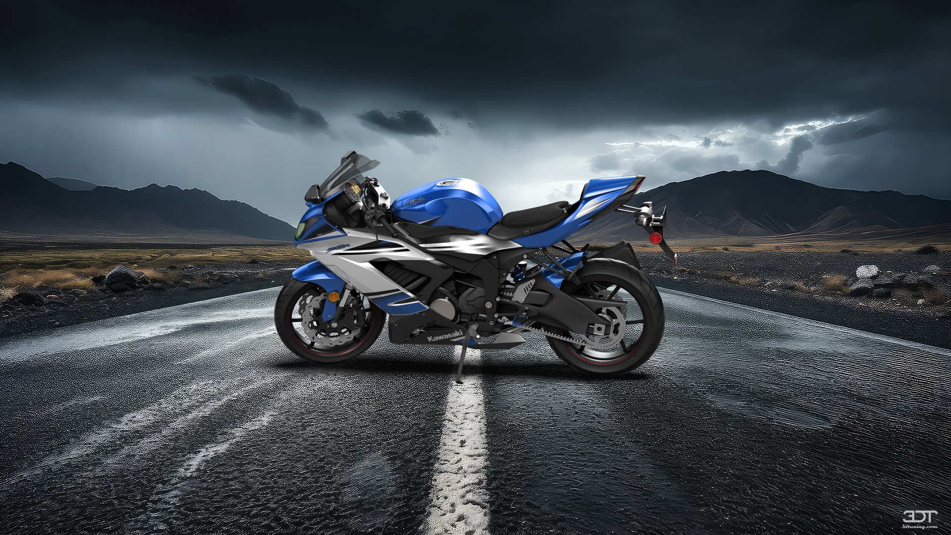 Kawasaki Ninja ZX 6R Sport Bike 2015 tuning