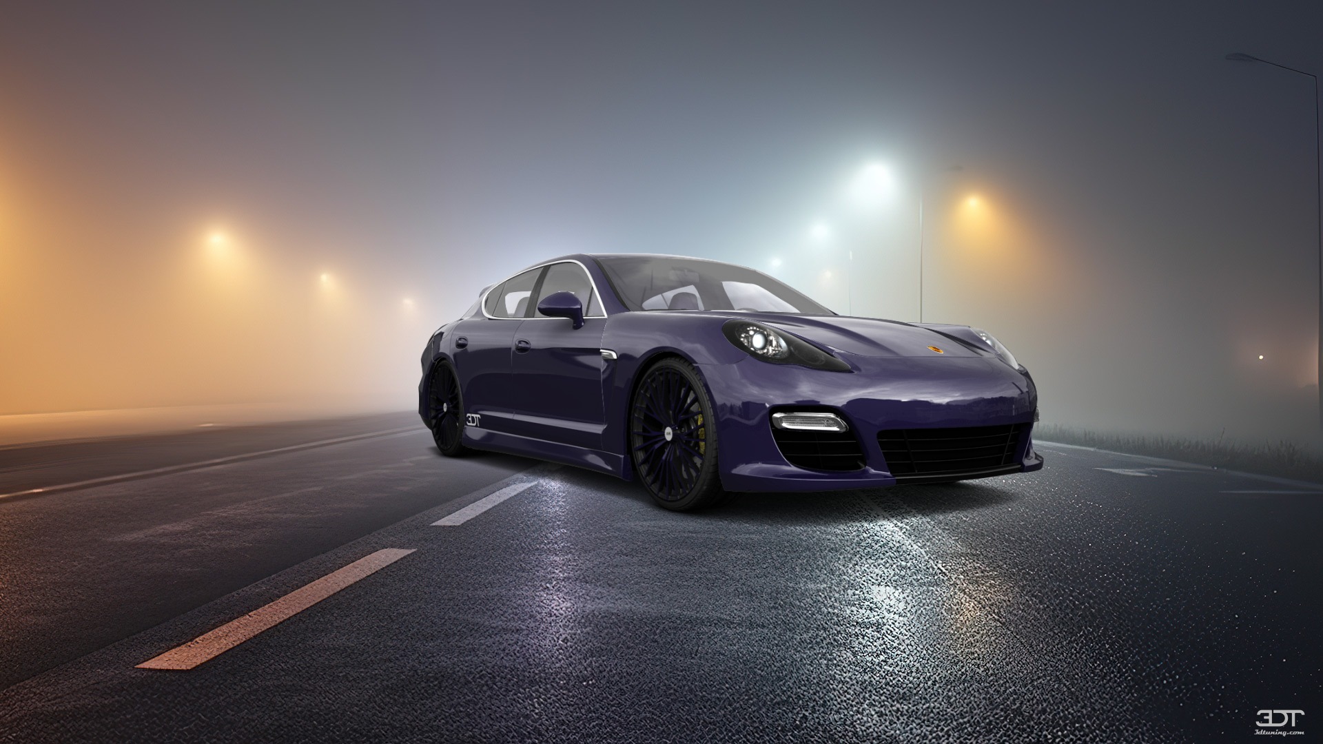 Porsche Panamera 4 door fastback saloon 2011