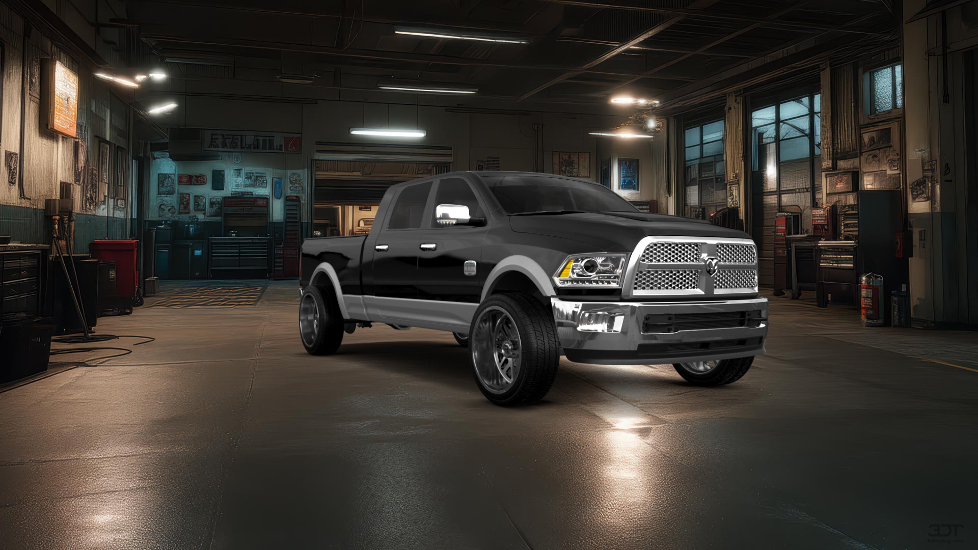 Dodge Ram 2500 Mega Cab 6.4 ft box 4 Door pickup truck 2010 tuning