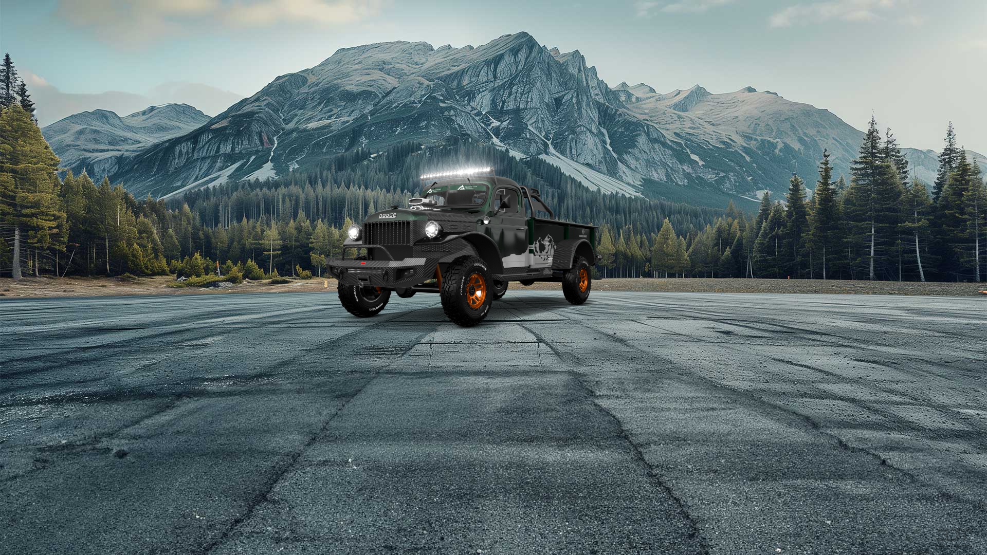 Dodge Power Wagon 2 Door pickup truck 1947 tuning