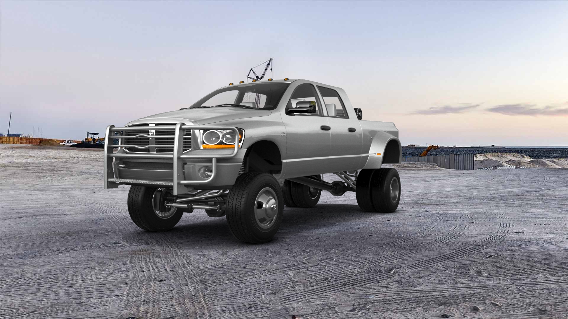 Dodge Ram 3500 Dually 4 Door pickup truck 2007