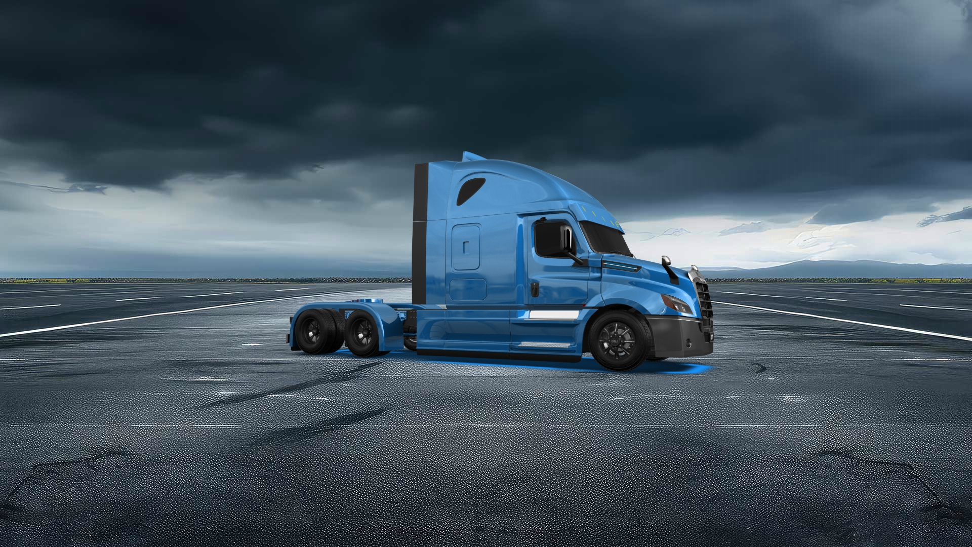 Freightliner Cascadia Sleeper Cab Truck 2018 tuning