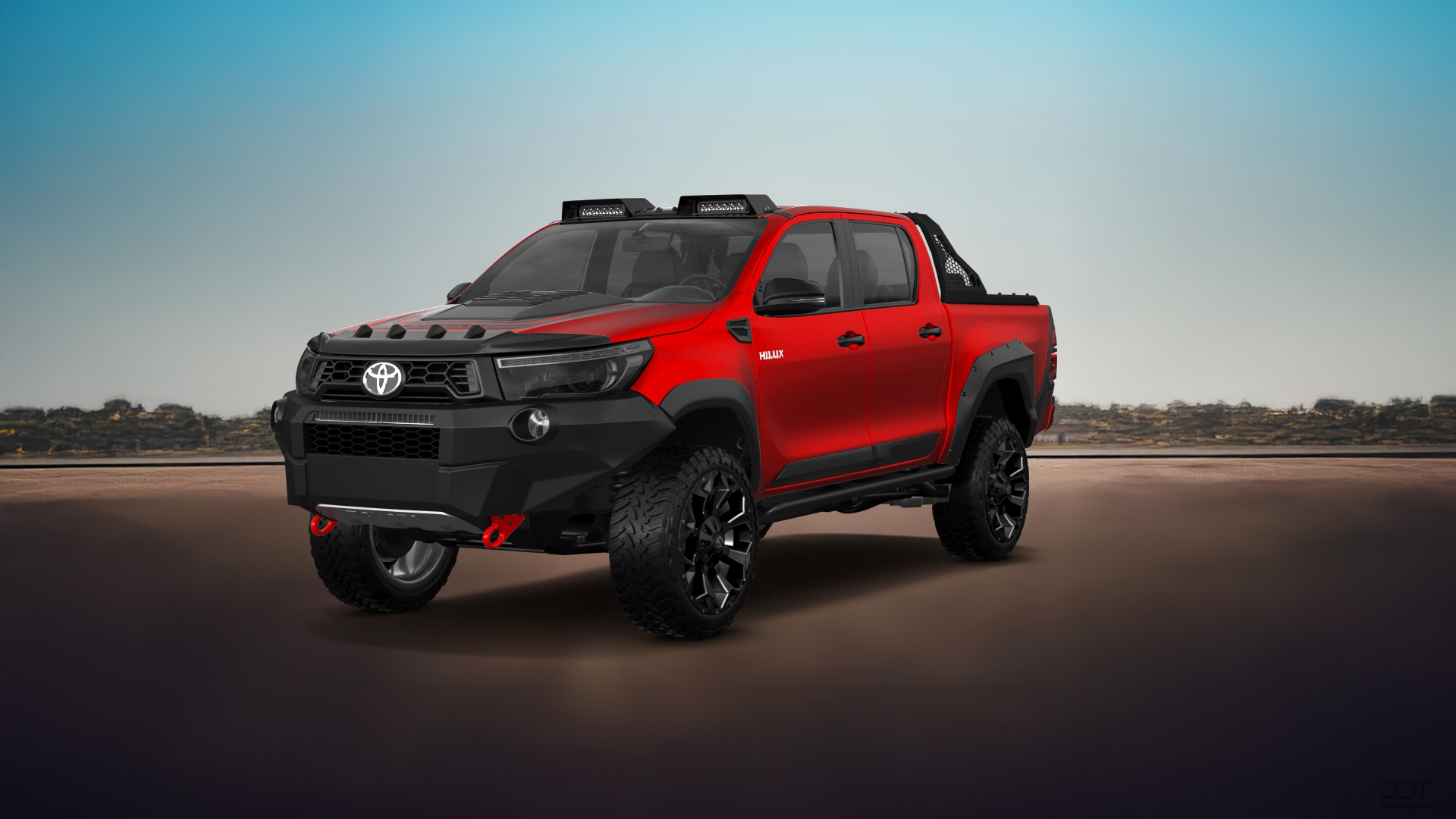 Toyota Hilux Double Cab 4 Door pickup truck 2015 tuning