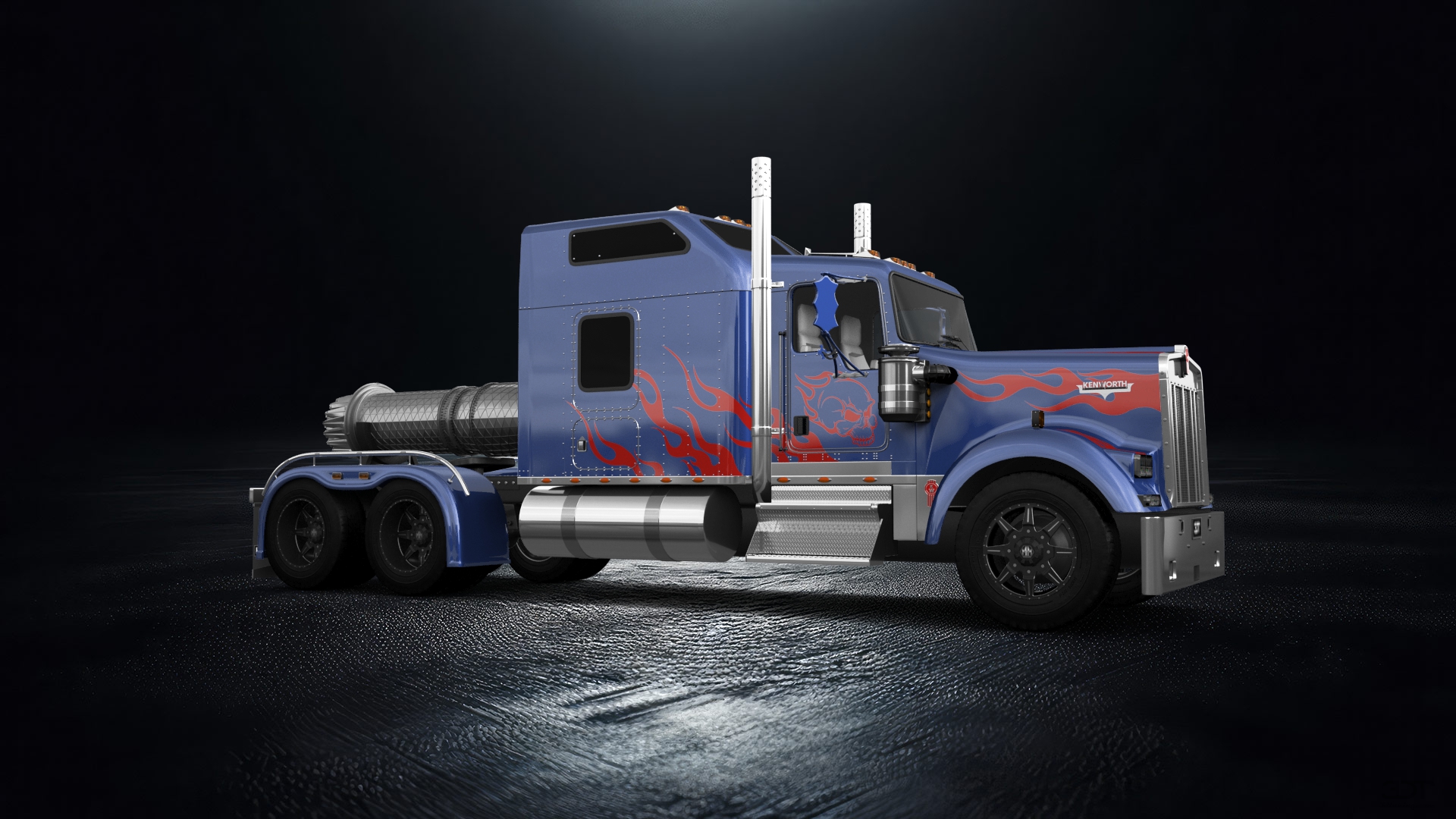 Kenworth W900 Sleeper Cab Truck 2015