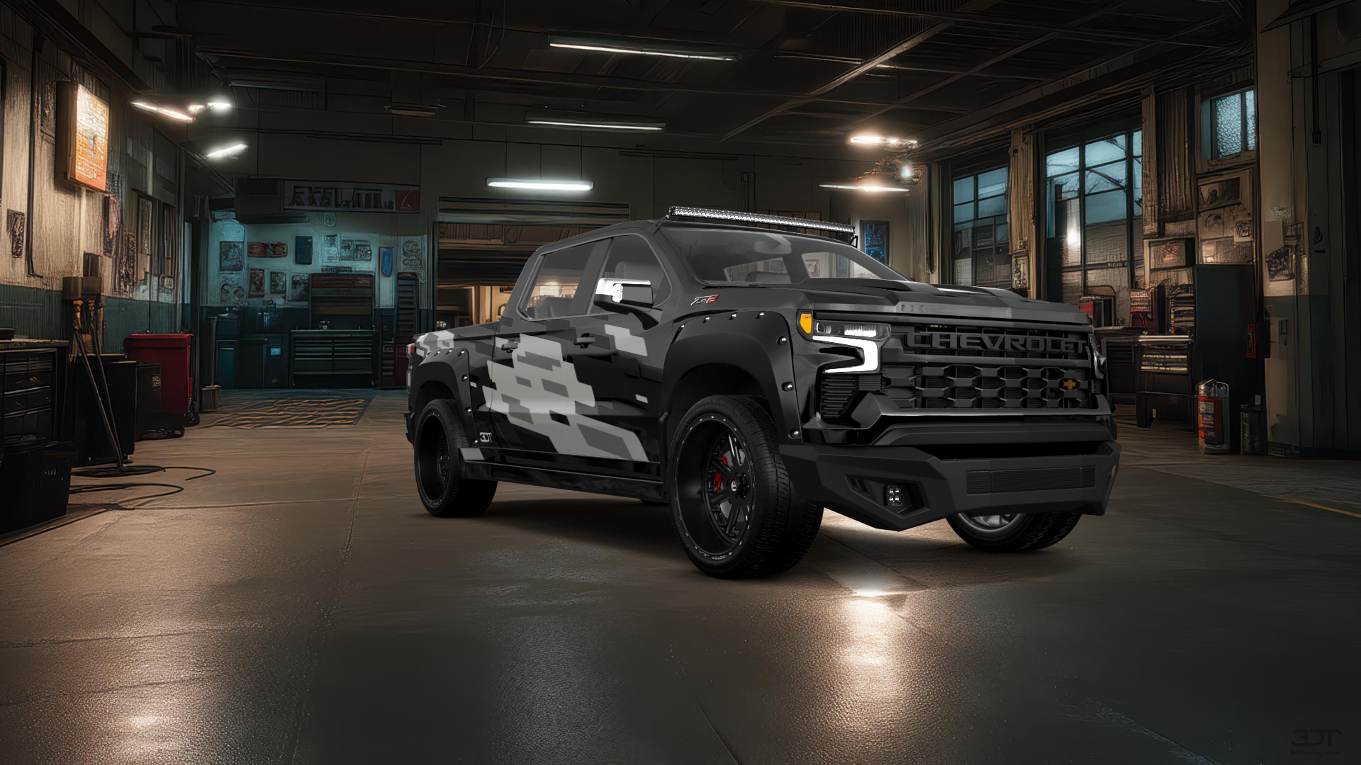 Chevrolet Silverado 1500 Crew Cab 5.8 ft box 4 Door pickup truck 2023 tuning