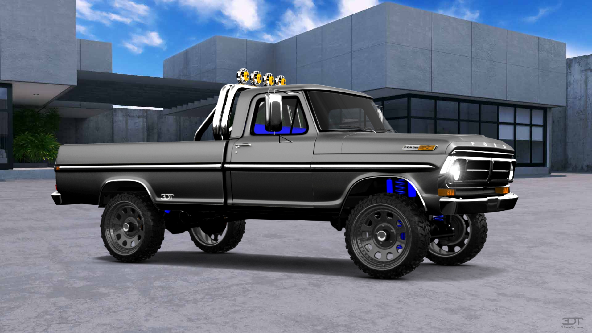 Ford F-250 2 Door pickup truck 1971