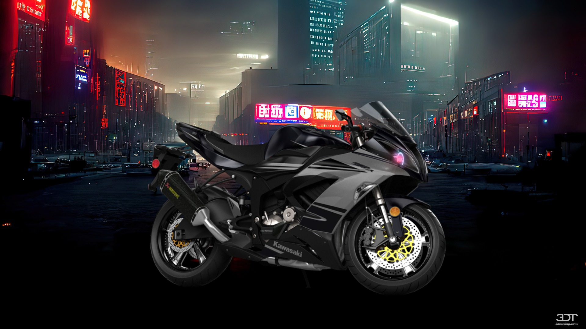 Tuning Kawasaki Ninja ZX 6R Sport Bike 2015