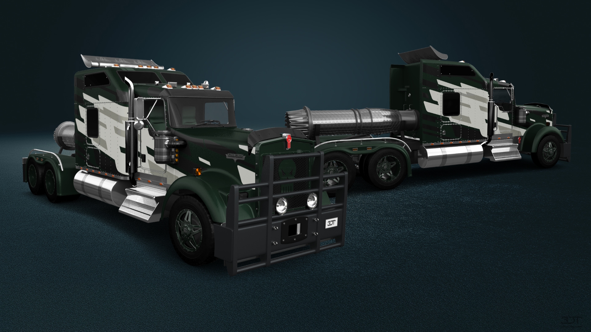 Kenworth W900 Sleeper Cab Truck 2015 tuning