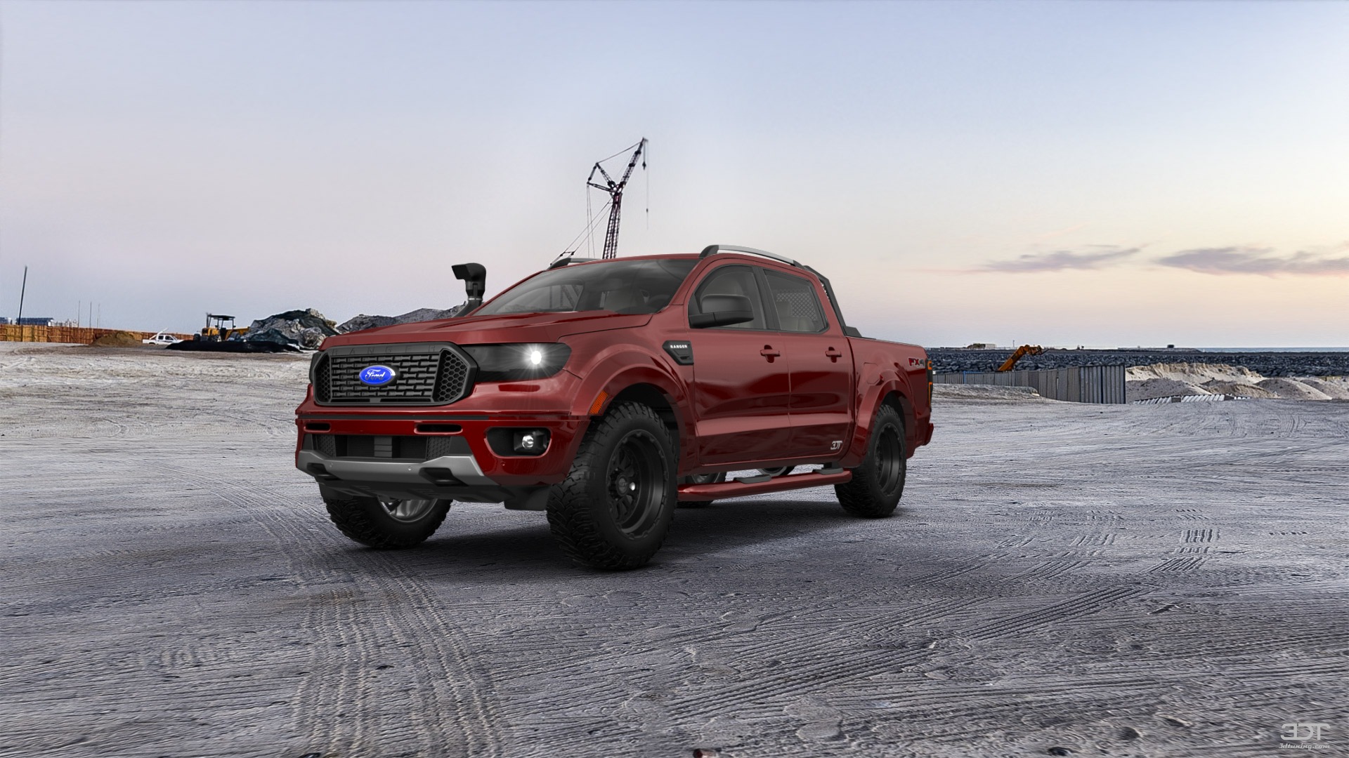 Tuning Ford Ranger 4 Door pickup truck 2019