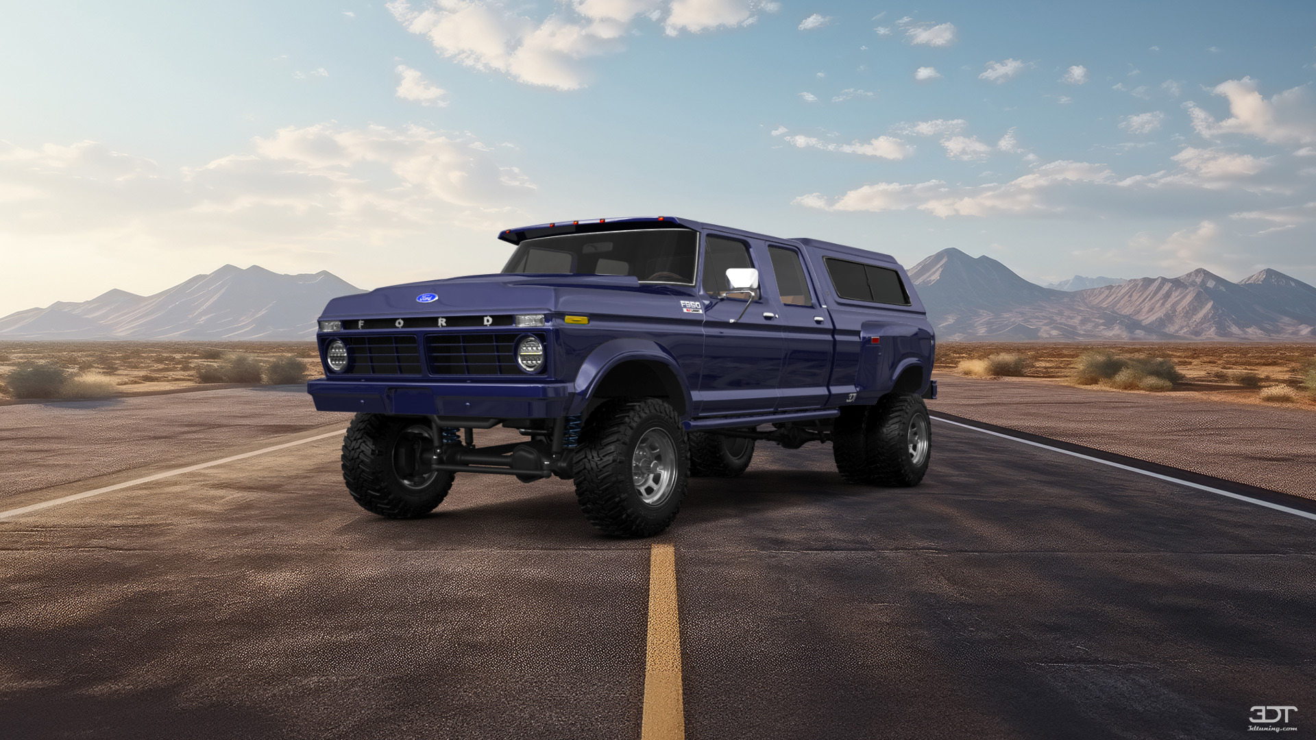 Ford F-350 Dually 4 Door pickup truck 1973