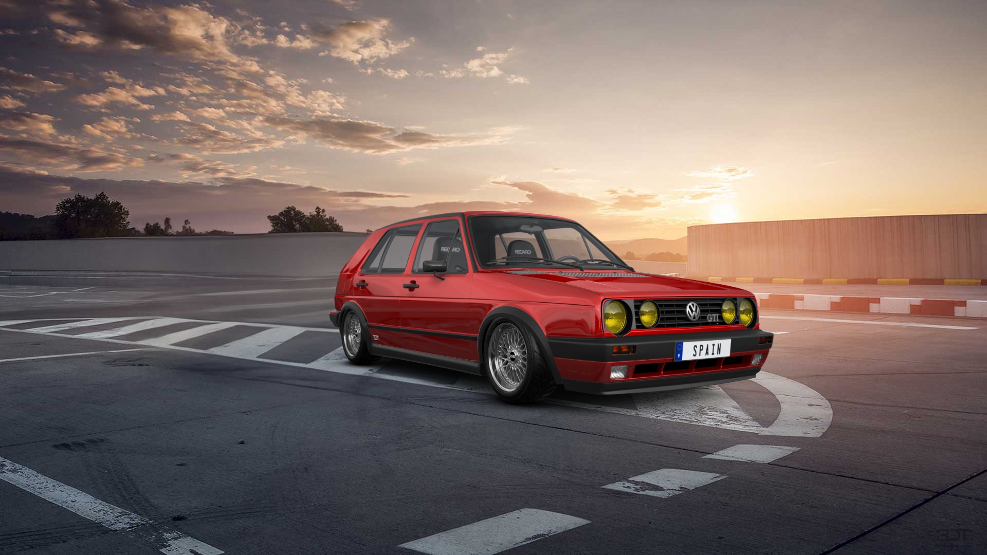 Volkswagen Golf Mk2 5 Door Hatchback 1983 tuning