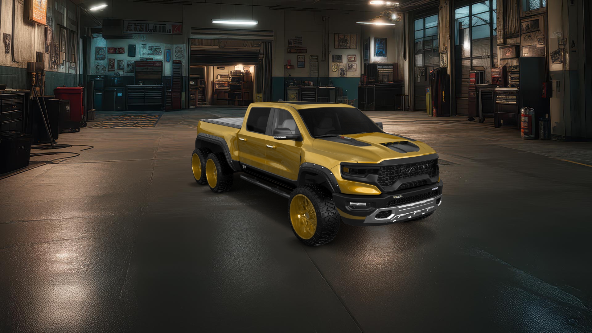 Dodge Ram Hennessey Mammoth 6X6 Truck 2021 tuning