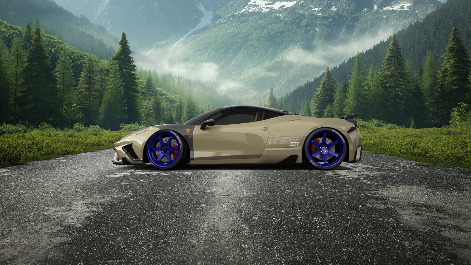 Ferrari 458 Italia 2 door spider 2010 tuning