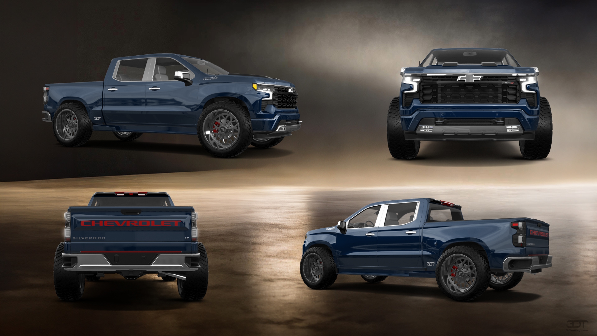 Chevrolet Silverado 1500 Crew Cab 5.8 ft box 4 Door pickup truck 2023 tuning