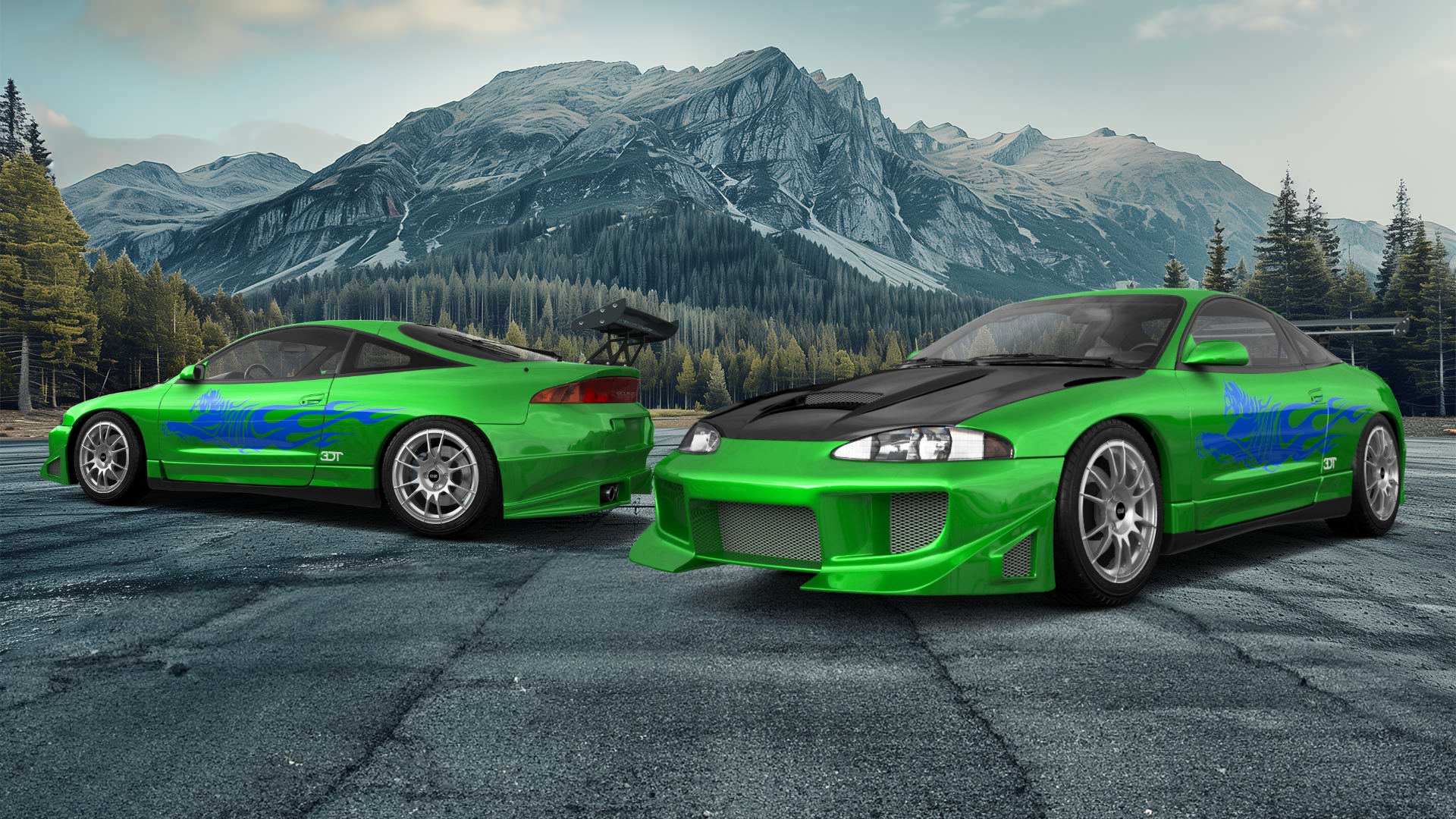Mitsubishi Eclipse GSX Coupe 1995 tuning