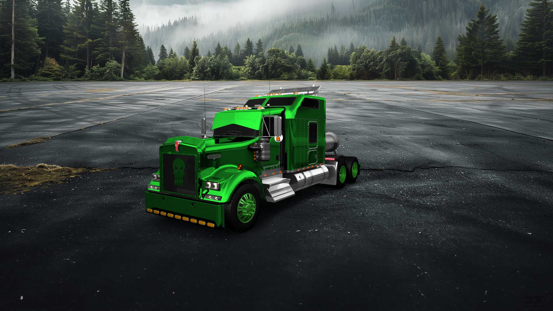 Kenworth W900 Sleeper Cab Truck 2015