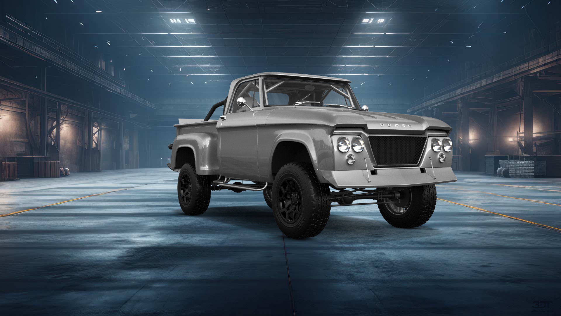 Dodge D-100 Stepside 2 Door pickup truck 1961 tuning