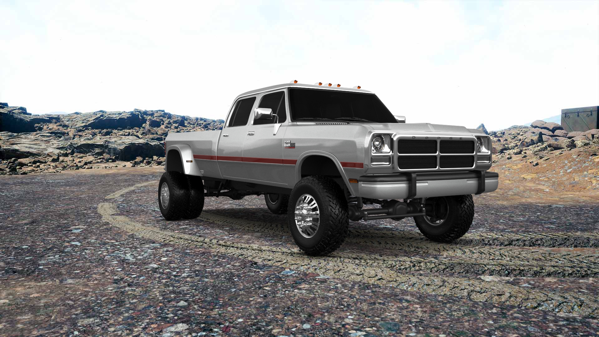 Dodge Ram 350 4 Door pickup truck 1991