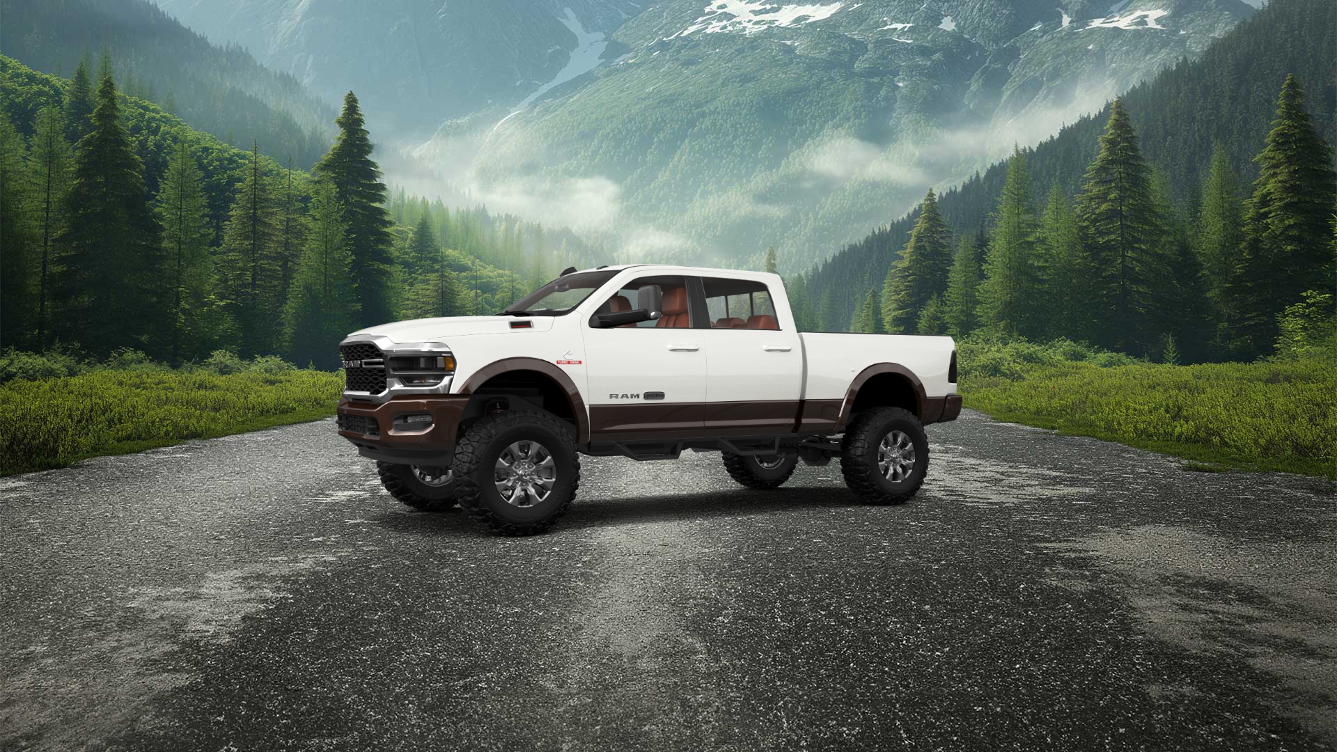 Dodge Ram 2500 4 Door pickup truck 2020 tuning