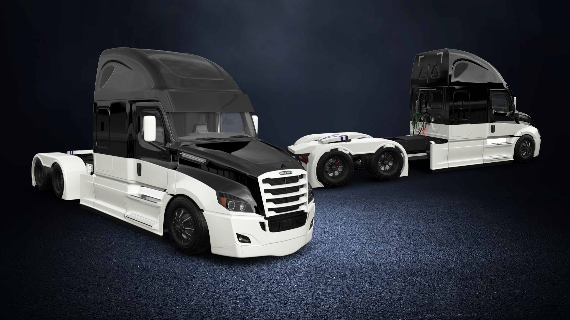 Freightliner Cascadia Sleeper Cab Truck 2018 tuning