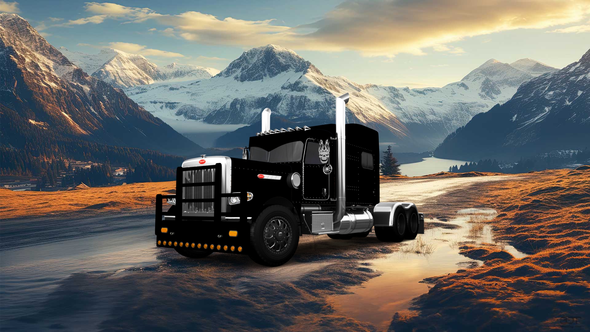 Peterbilt 389 Sleeper Cab Truck 2016 tuning