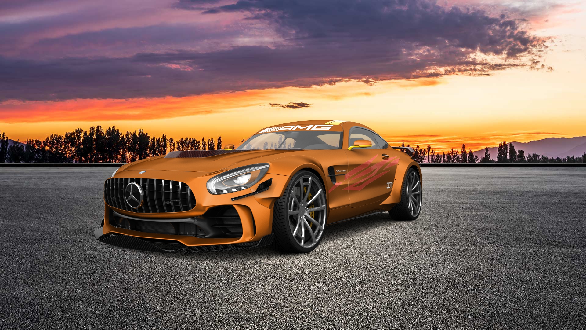 Mercedes AMG GT 2 door fastback coupe 2016