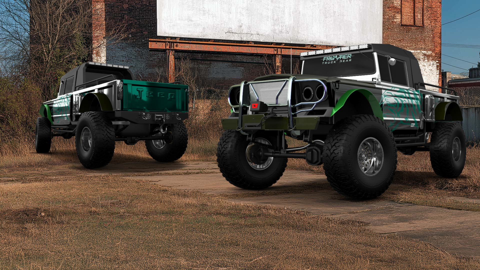 Jeep Kaiser M715 2 Door pickup truck 1968 Images