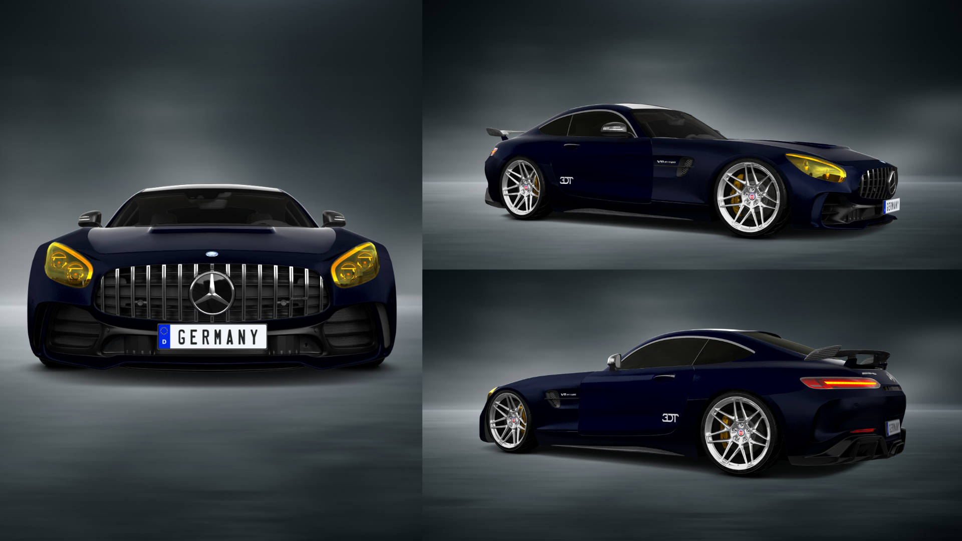 Mercedes AMG GT 2 door fastback coupe 2015 tuning