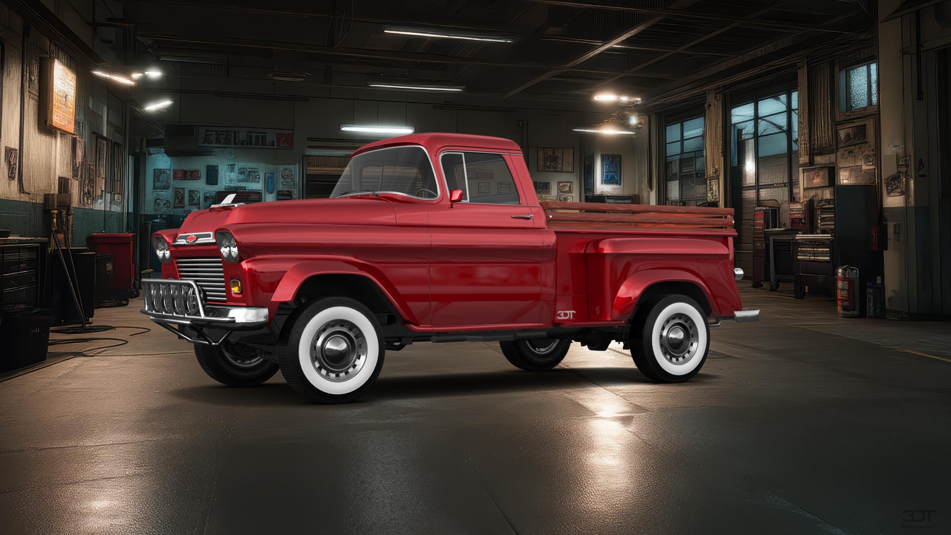 Chevrolet Apache Stepside 2 Door pickup truck 1959 tuning