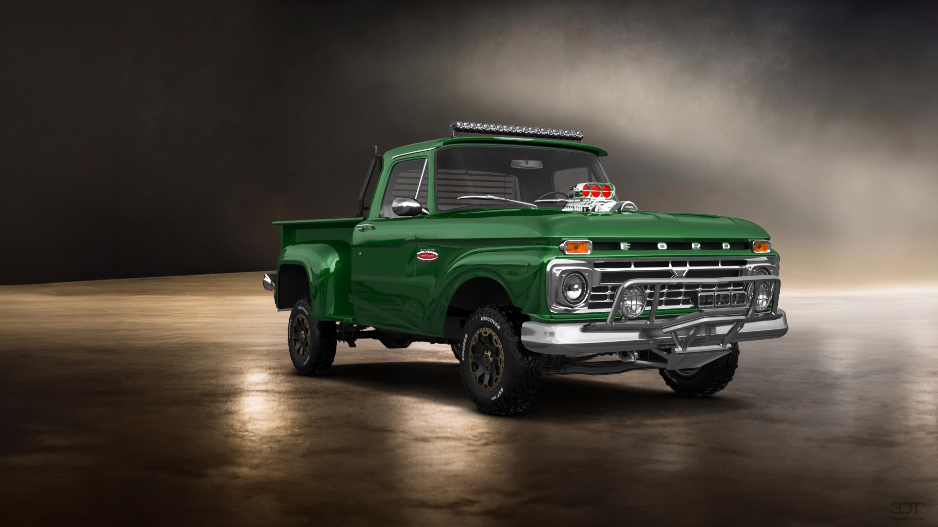 Ford F-100 Flareside 2 Door pickup truck 1961 tuning