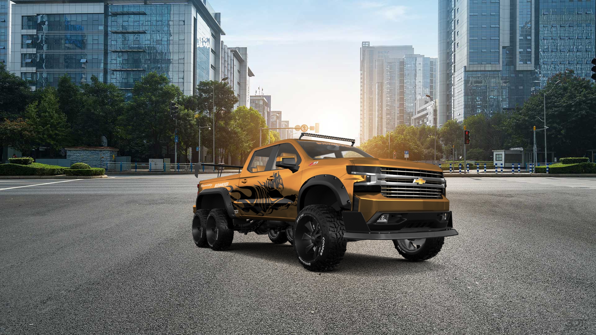 Chevrolet Silverado Hennessey Goliath 6X6 Truck 2020 tuning