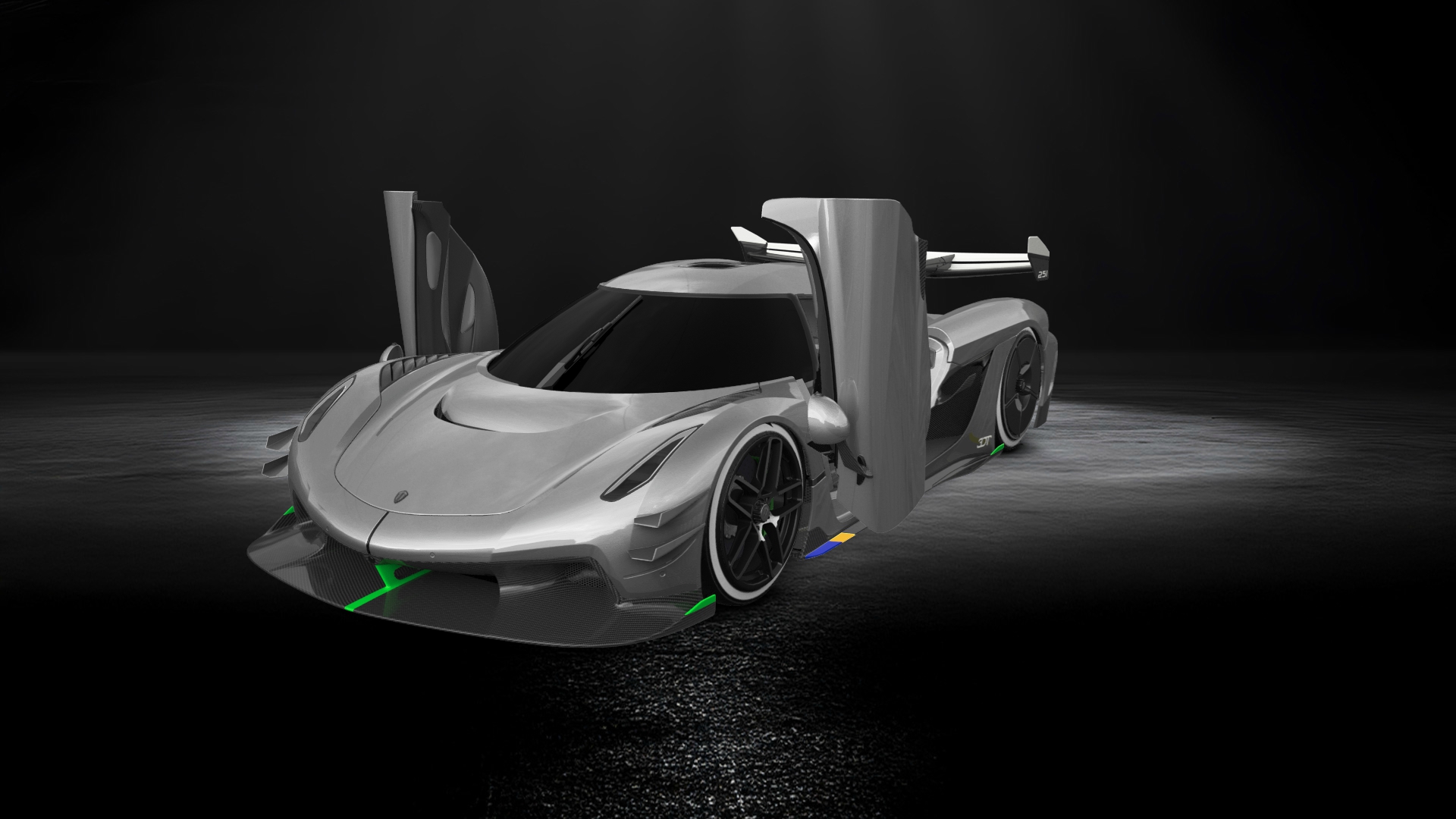 Koenigsegg Jesko 2 door targa top 2020