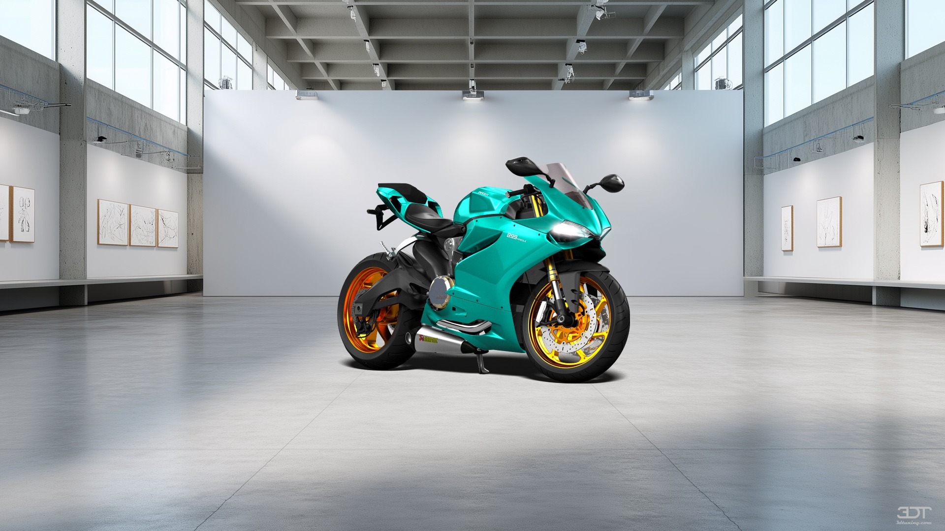 Ducati 899 Panigale Sport Bike 2015 tuning
