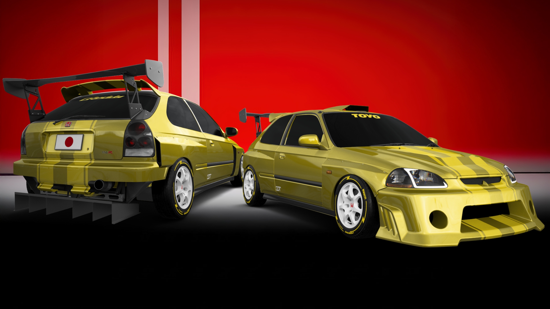 Honda Civic 3 Door Hatchback 1997 tuning