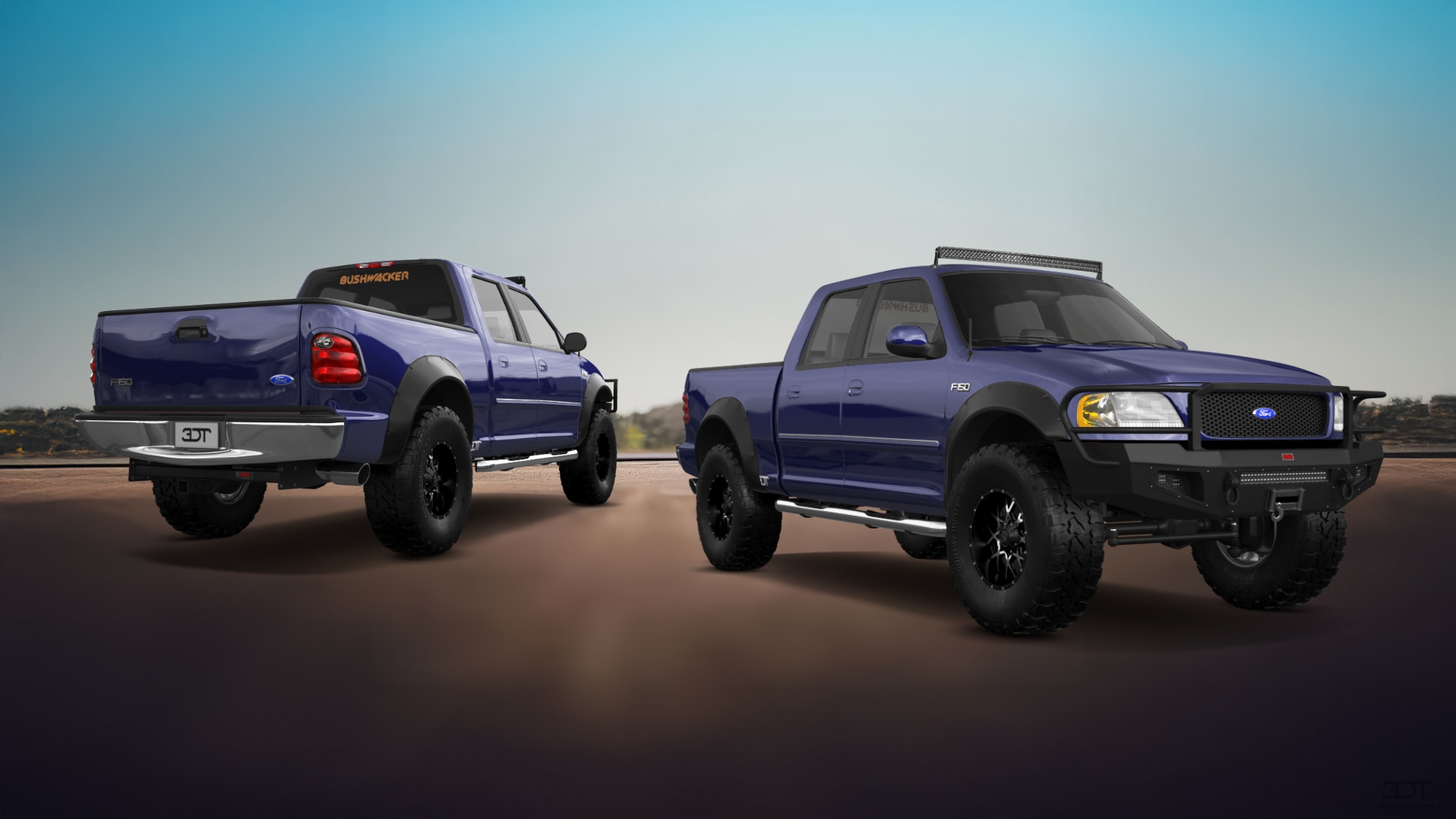 Ford F-150 SuperCrew 4 Door pickup truck 1997 tuning