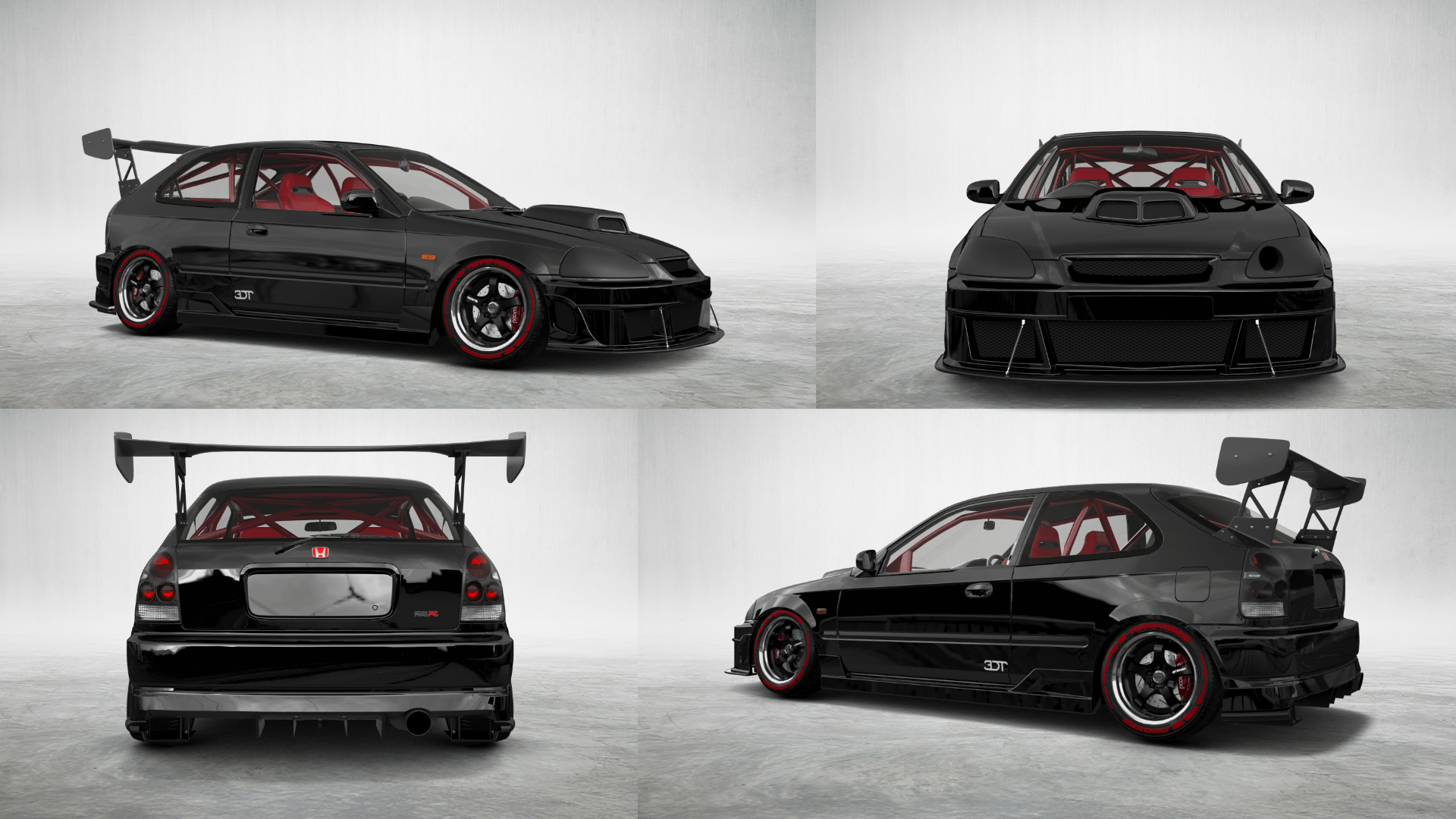 Honda Civic 3 Door Hatchback 1997 tuning
