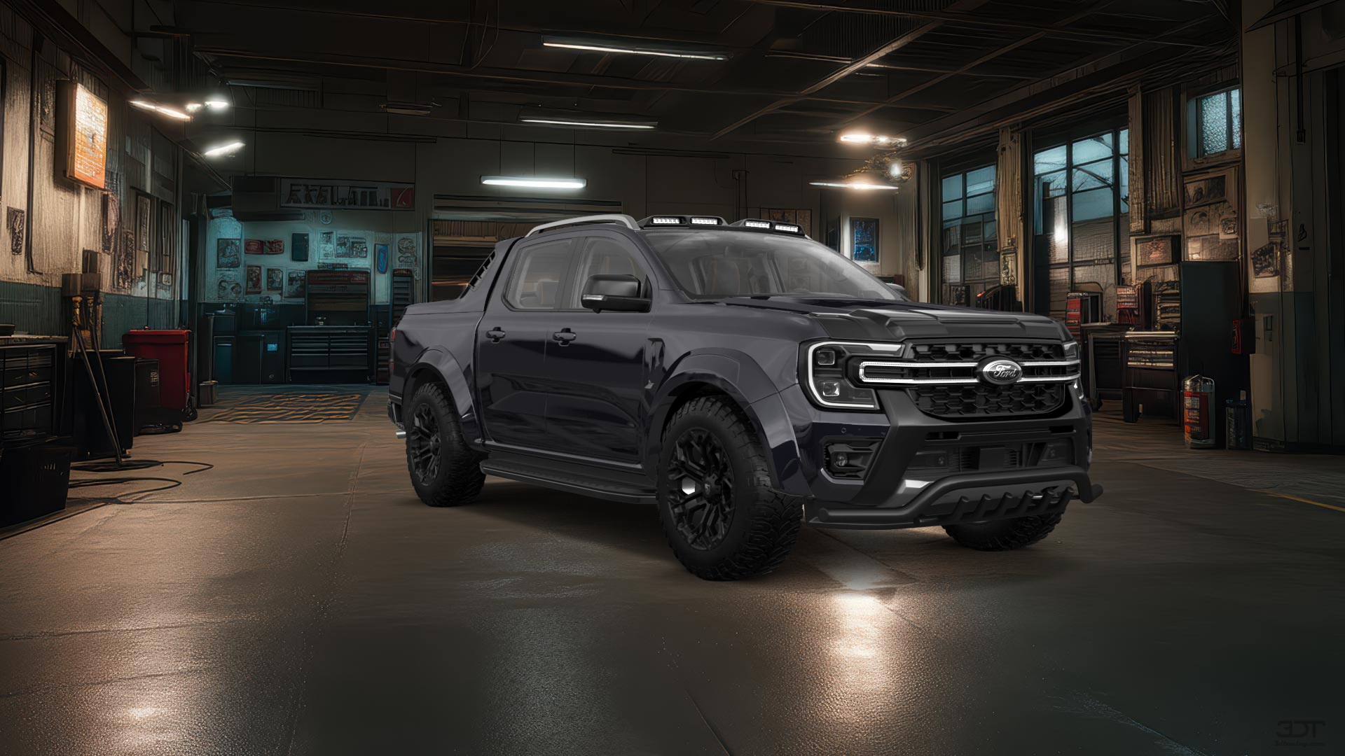Ford Ranger 4 Door pickup truck 2022 tuning