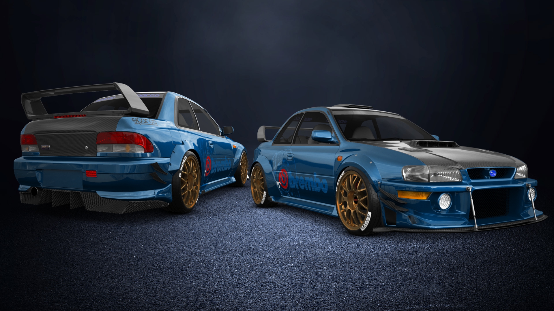 Subaru Impreza WRX STI 22B 2 Door Coupe 2000