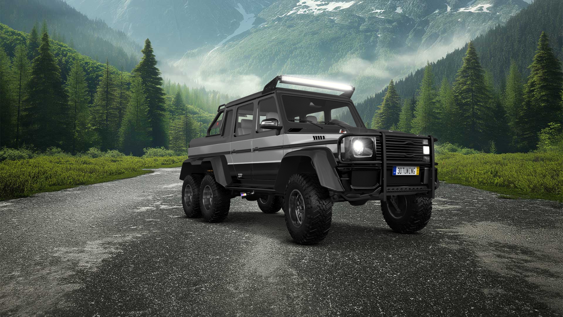 Mercedes G 63 AMG 6x6 4 Door pickup truck 2013 tuning