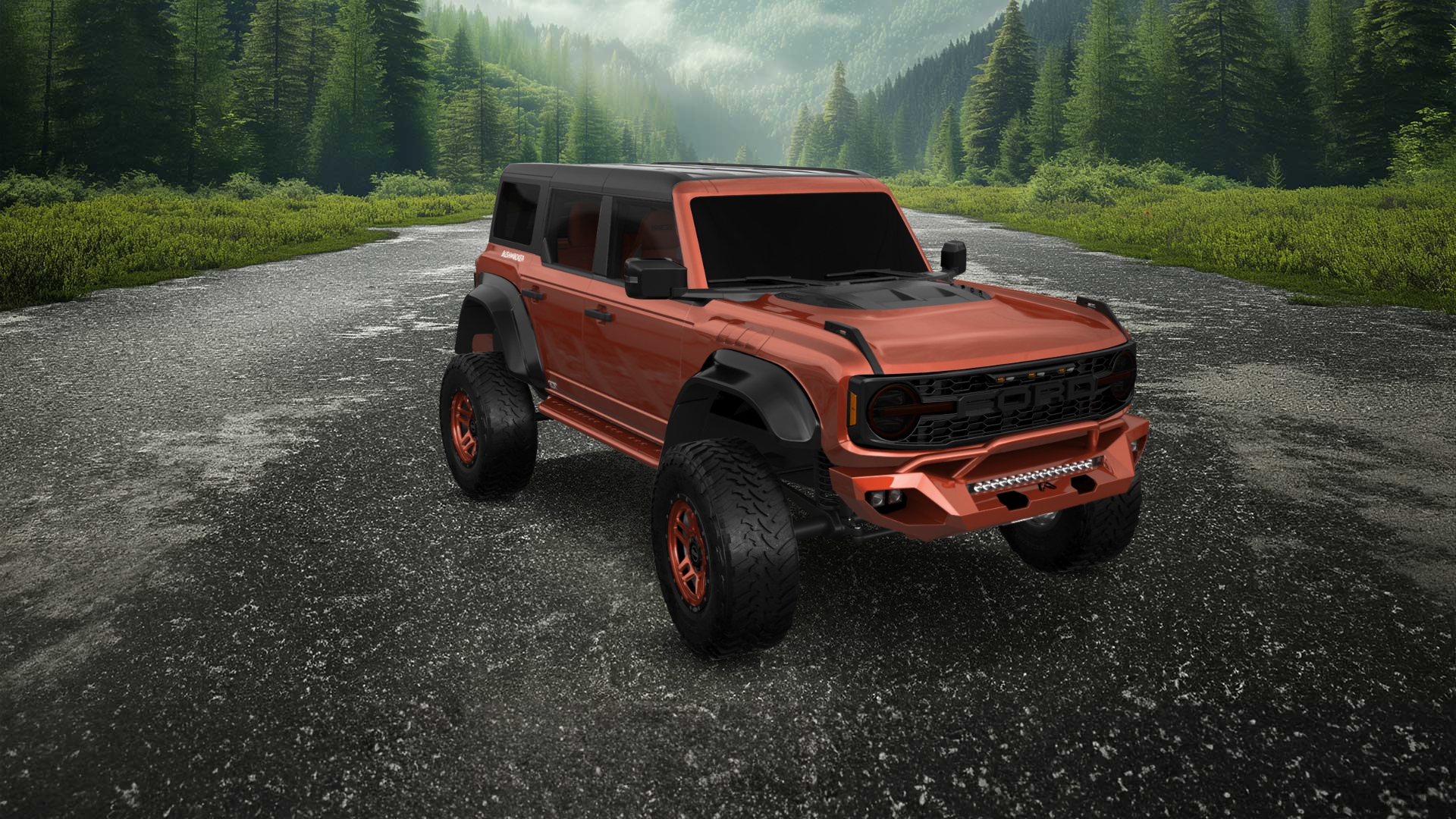Ford Bronco Raptor 4 Door pickup truck 2022 Images