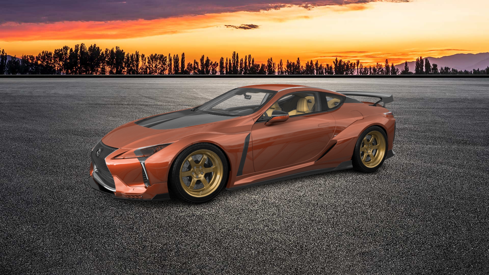 Lexus LC500 2 door fastback coupe 2017