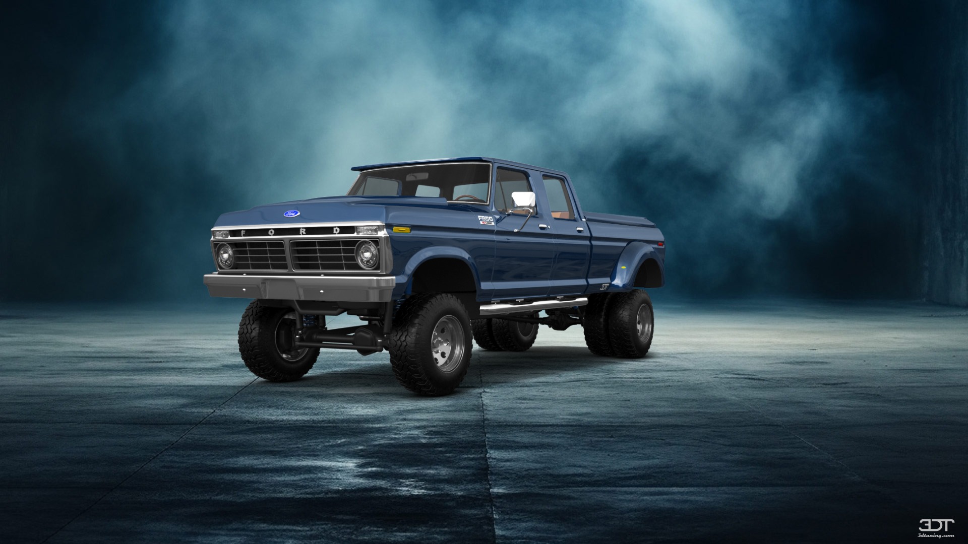 Ford F-350 Dually 4 Door pickup truck 1973