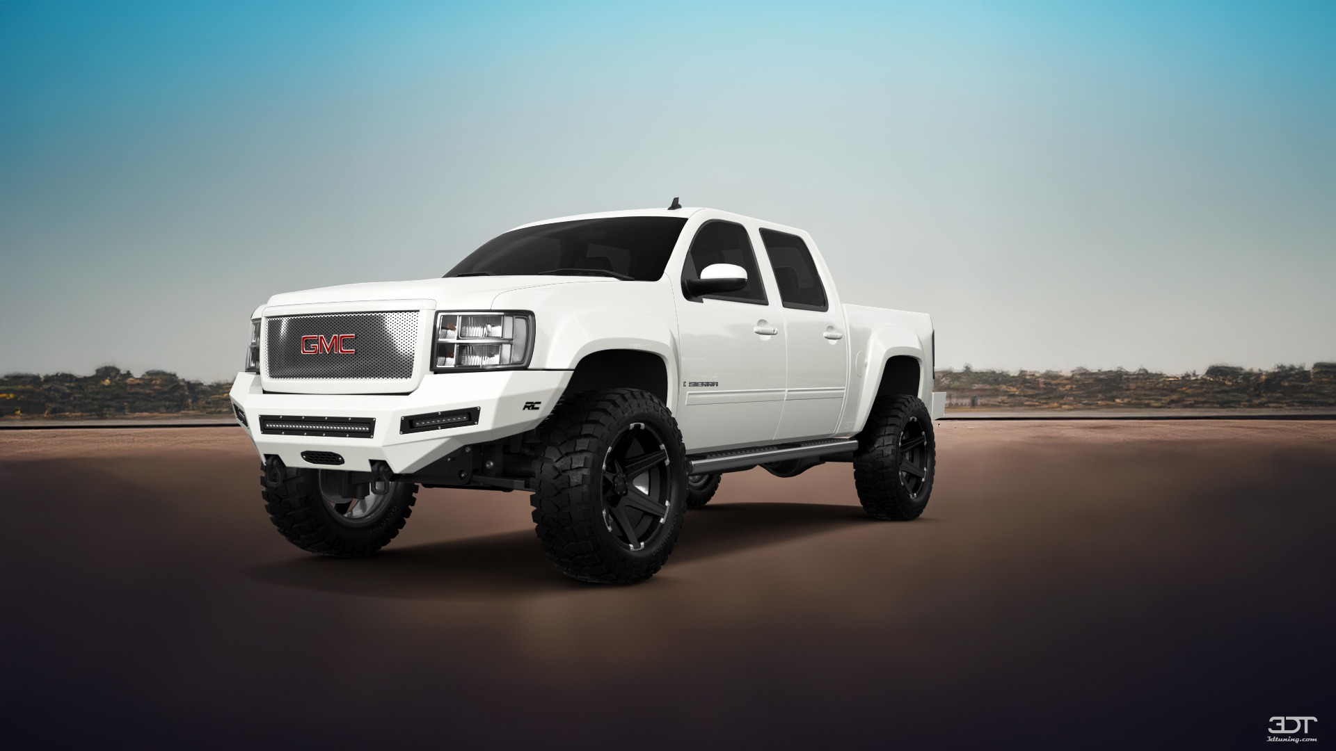 GMC Sierra 1500 Crew Cab 5.8 ft box 4 Door pickup truck 2007 tuning