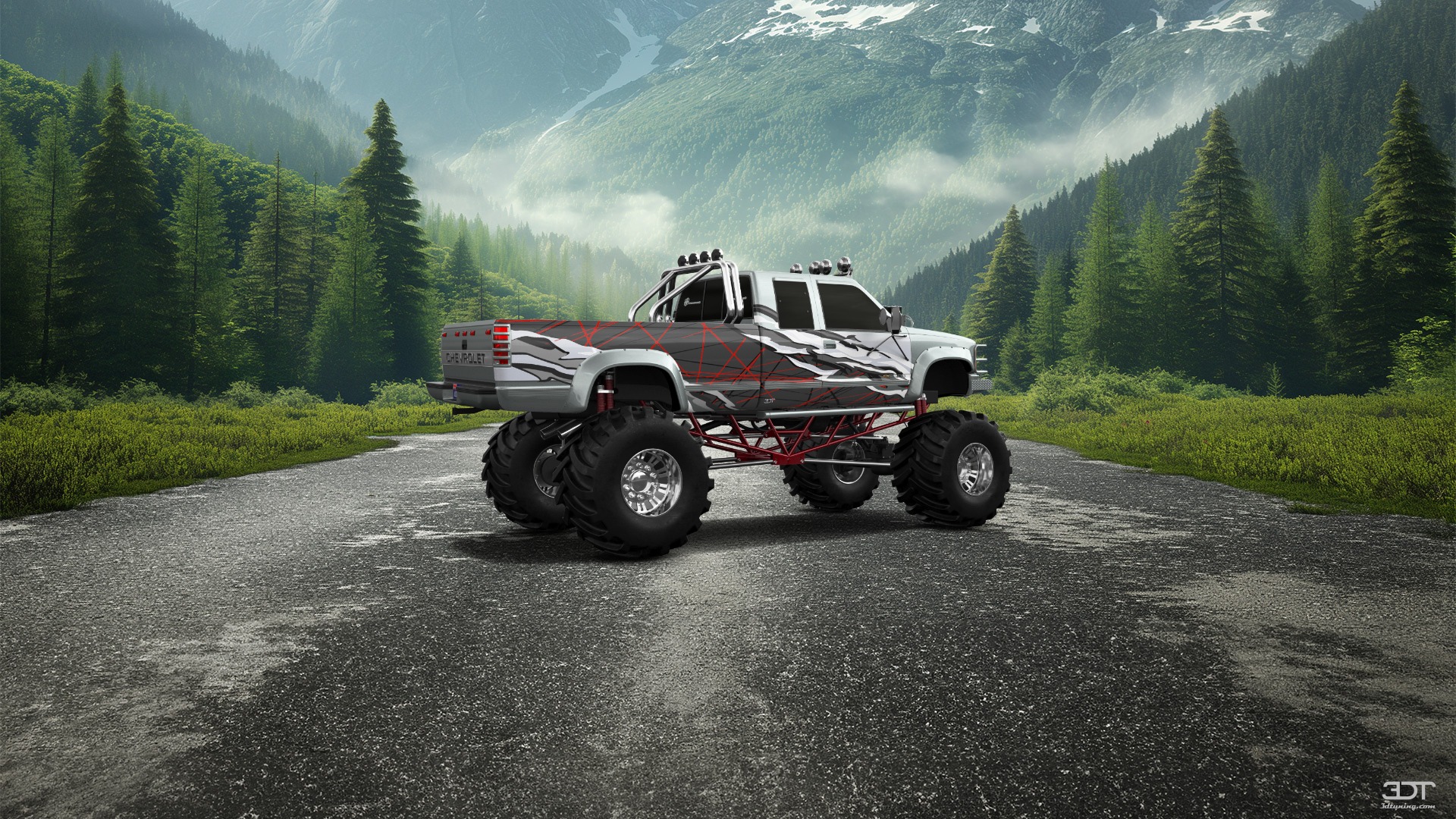 Chevrolet K3500 Extended Cab Pickup Truck 1988 tuning