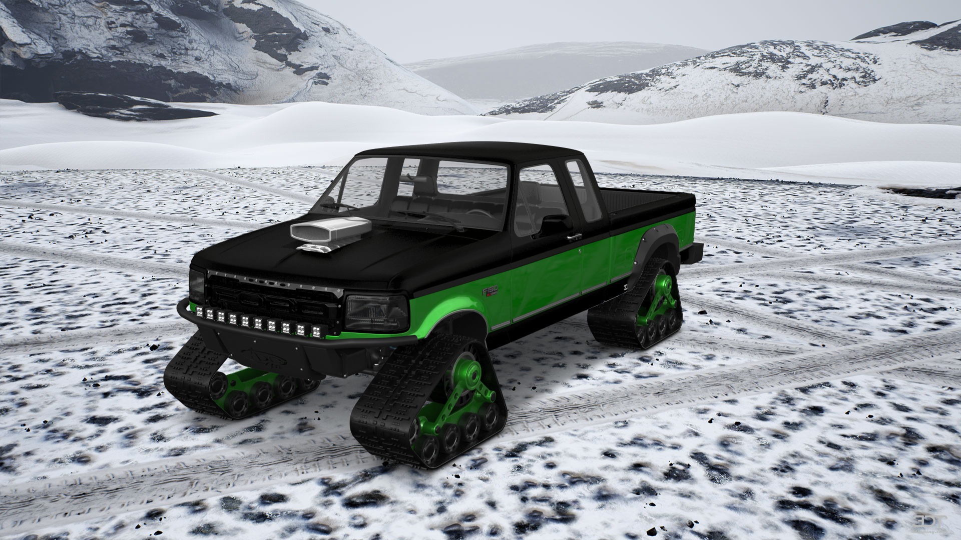 Tuning Ford F-150 SuperCab 2 Door pickup truck 1993