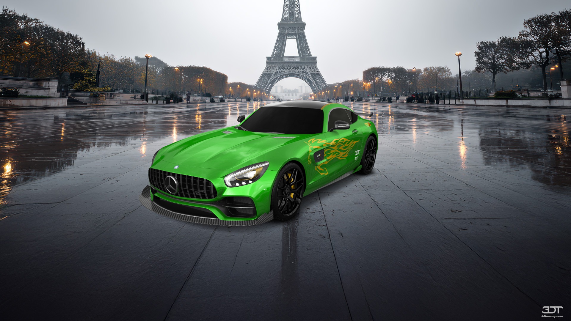Mercedes AMG GT 2 door fastback coupe 2015 tuning