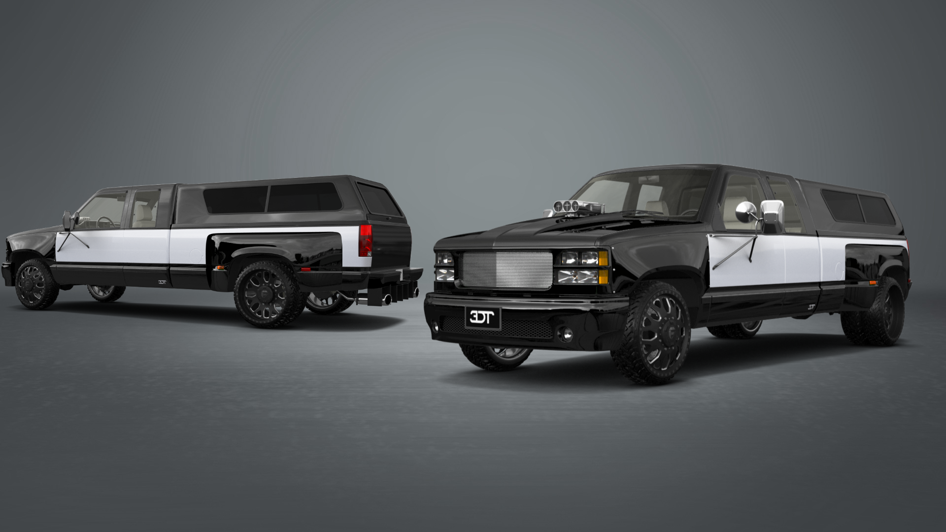 Chevrolet K3500 Extended Cab Pickup Truck 1988