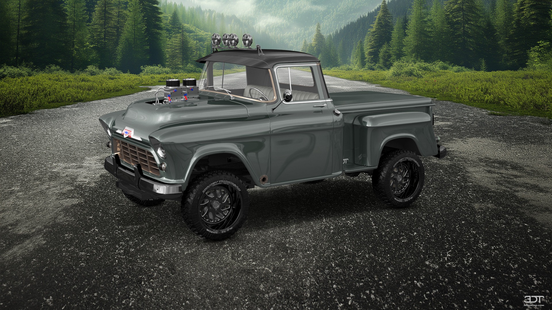 Chevrolet 3100 2 Door pickup truck 1955 tuning