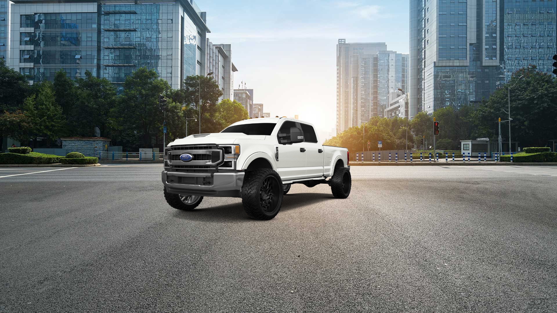 Ford F-250 4 Door pickup truck 2021 tuning
